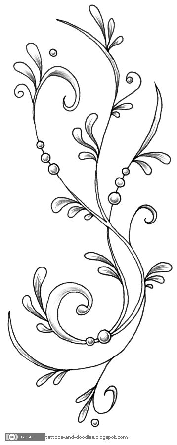 swirly tattoo. Swirly tattoo design (again)