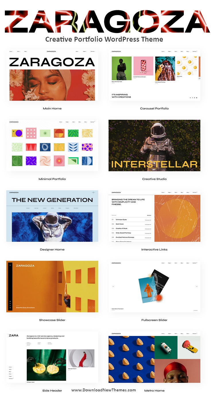 Zaragoza - Creative Portfolio WordPress Theme Review