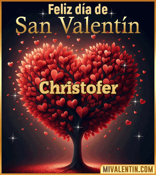 Gif feliz día de San Valentin Christofer