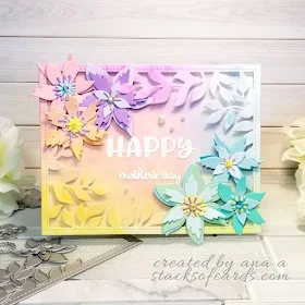 Sunny Studio Stamps: Botanical Backdrop Happy Thoughts Customer Card by Ana A