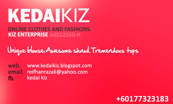 Kiz Design: Kiz Design : Contoh & Testimoni Kad Bisnes