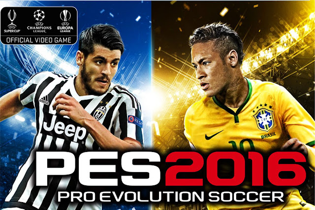 تحميل لعبة بيس Pes 2016 للكمبيوتر برابط مباشر من ميديا فاير كاملة