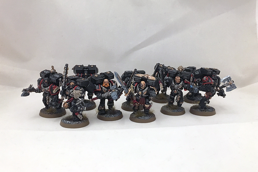 Black Templars space marines sword brethren vanguard veterans