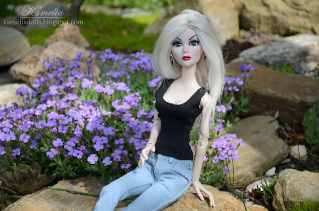 Handmade realistic jeans for Evangeline Ghastly