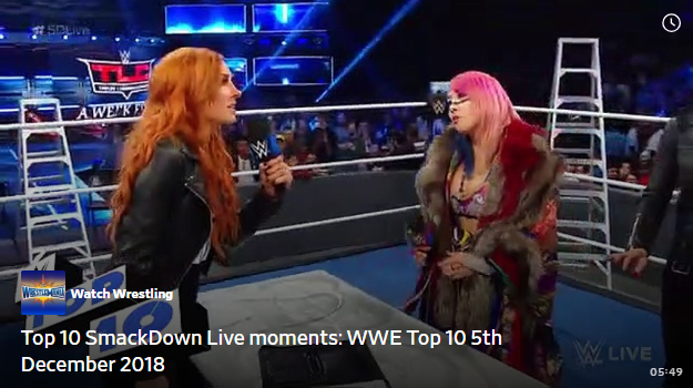 Top 10 SmackDown Live WWE Top 10 8th December 2018 on Watch Wrestling