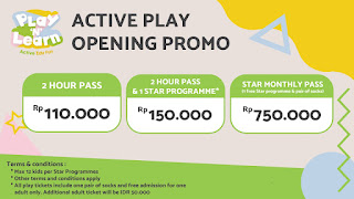 Harga tiket masuk Play'N'Learn