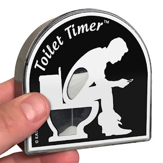 Toilet Timer Sand Timer By Katamco, Perfect For The Long-Pooper Or Poo-Crastinator In Your Life