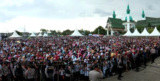 Ribuan Warga Padati Deklarasi Jokowi-Ma’ruf di Kendari