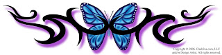 Lower Back Tattoos With Image Lower Back Butterfly Tattoo Designs With Butterfly Tribal Tattoo Picture 7