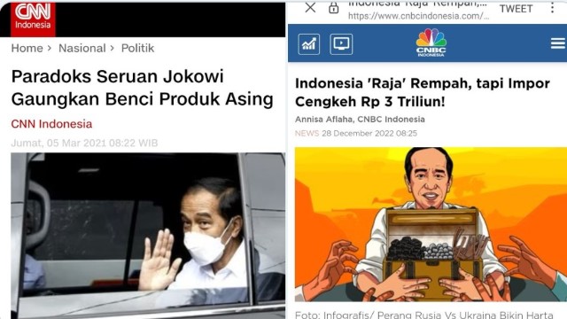 Impor Cengkeh Rp 3 Triliun, Omongan Jokowi Soal Produk Asing Jadi Bukti Teori Kebalikan!