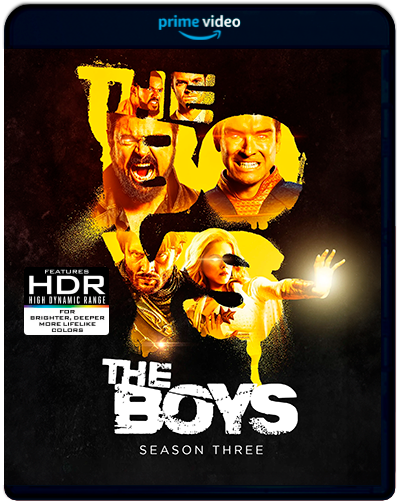 The Boys: Season 3 (2022) 2160p HDR10+ AMZN Latino (Serie de TV. Fantástico. Acción. Drama)