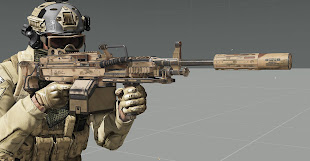 Arma3用SMA武器MODのMINIMI Mk3