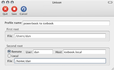 Unison profile on OS X