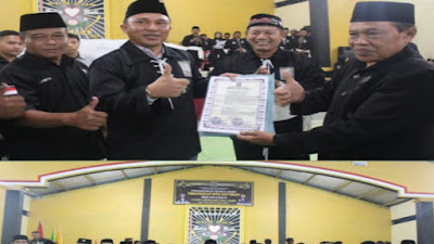 Bupati Lampung Barat Di Anugerahi Sebagai Warga Kehormatan PSHT Lampung Barat.