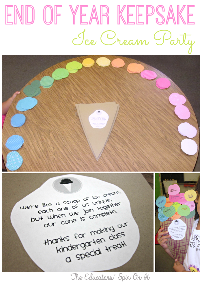 The Educators' Spin On It: Class Project for End of School Year