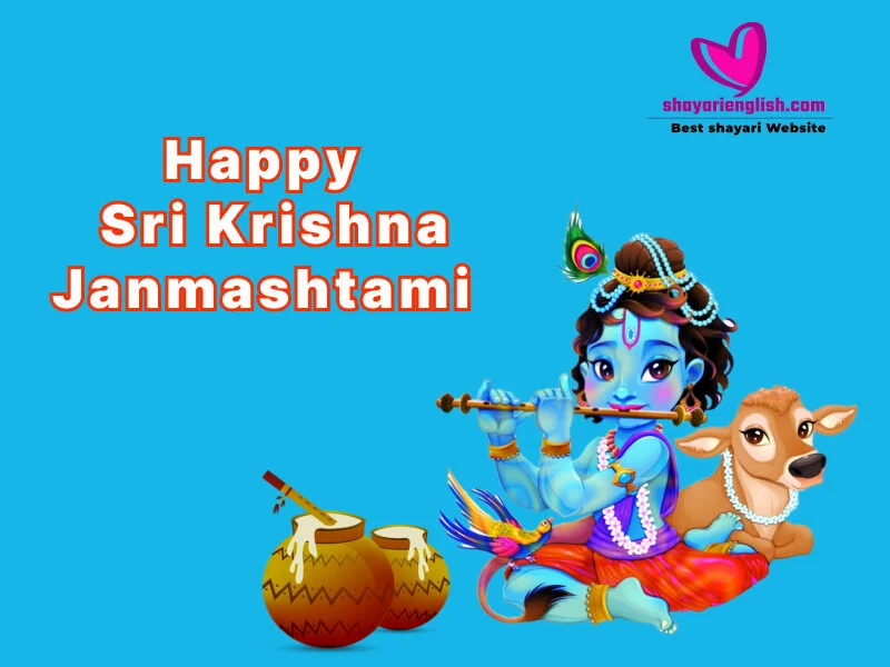 SHRI KRISHNA JANMASHTAMI SHAYARI IN ENGLISH AND HINDI