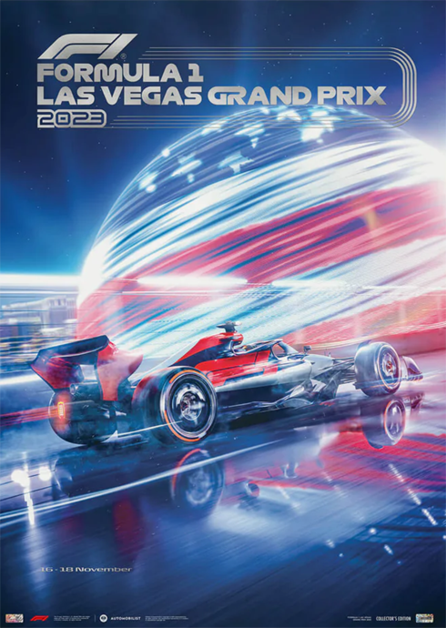 Formula 1 Las Vegas Grand Prix 2023 Official Poster