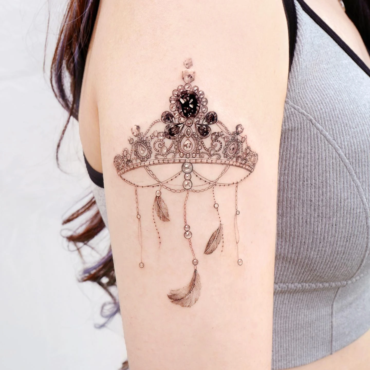 Tatuajes de coronas para princesas