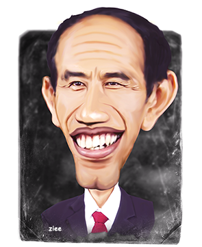  Karikatur Jokowi  Lucu Banten Art Design