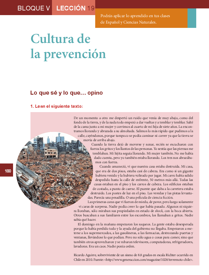 Cultura De La Prevencion Formacion Civica Y Etica 6to Bloque 5 Apoyo Primaria