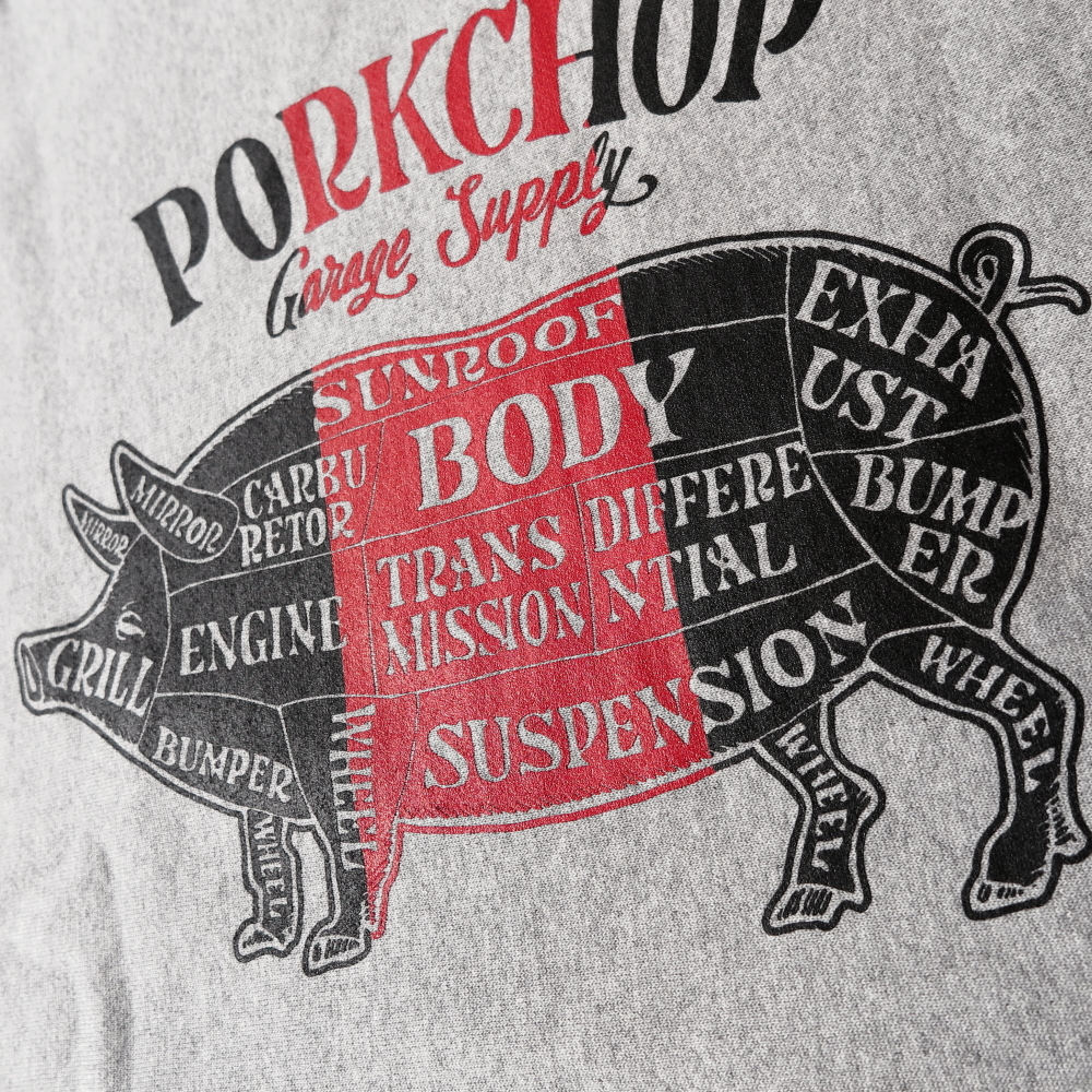 PORKCHOP GARAGE SUPPLY ポークチョップ PORK BACK SWEAT 通販