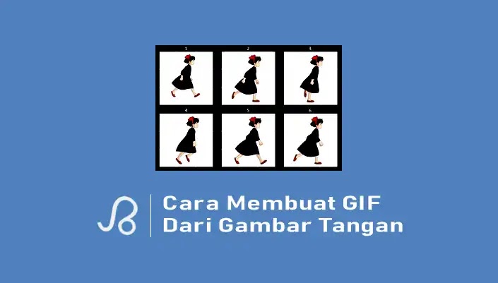 cara membuat GIF dari gambar tangan