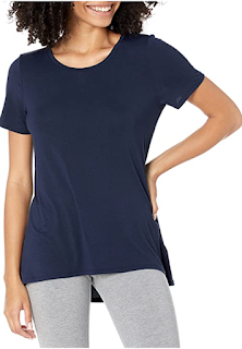 Women's Relaxed-Fit Short-Sleeve Scoopneck Swing Tee | amazon womens clothes