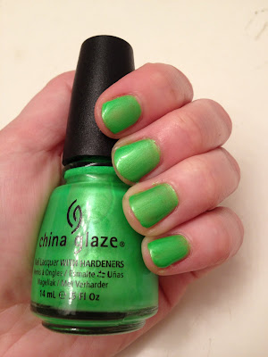 China Glaze, China Glaze Summer Neons 2012 Collection, China Glaze nail polish, China Glaze I'm With The Lifeguard, nail polish, nails, nail, polish, lacquer, nail lacquer