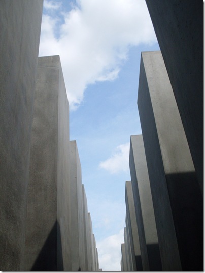 La forset di steli del Holocaust-Mahnmal di Berlino