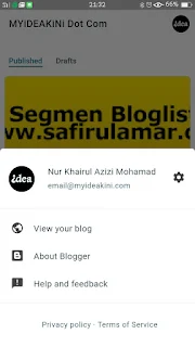 aplikasi blogger berwajah baru