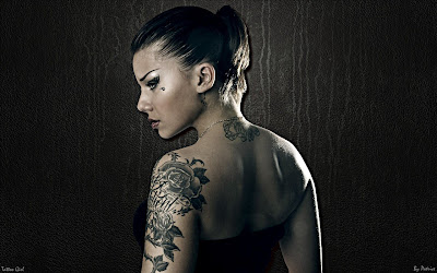 wallpaper women tribal tattoo