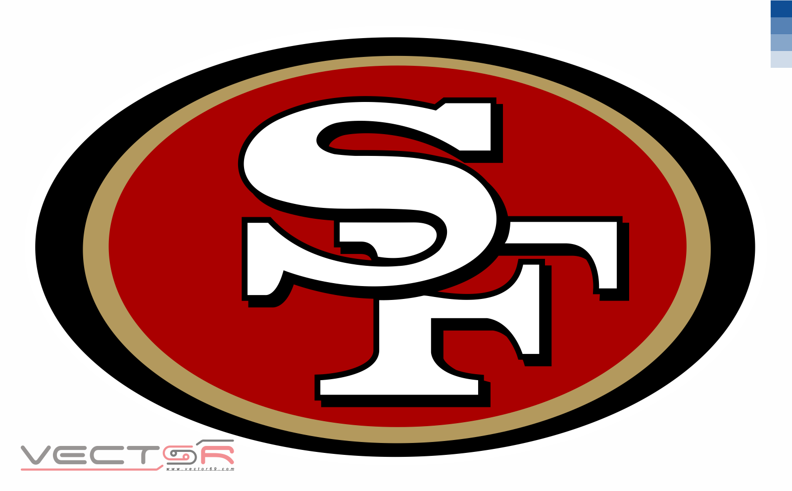 San Francisco 49ers Logo (2009-present) - Download Vector File Encapsulated PostScript (.EPS)