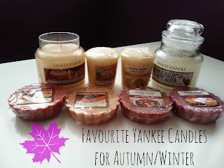 Favourite Yankee Candles for Autumn/Winter 