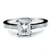 Three stone engagement rings