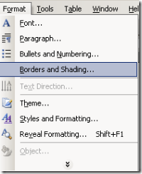  kita sebut saja bingkai halaman di MS Word Mempercantik Halaman dengan Page Border di Ms Word
