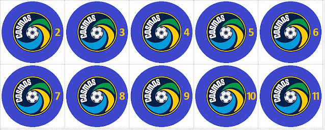 COSMOS-EUA ADAMS ESCUDO PARA BOTÃO ARTE PARA BOTÃO FUTEBOL DE BOTÃO GULIVER PLACAR ADAMS ALGAZARRA