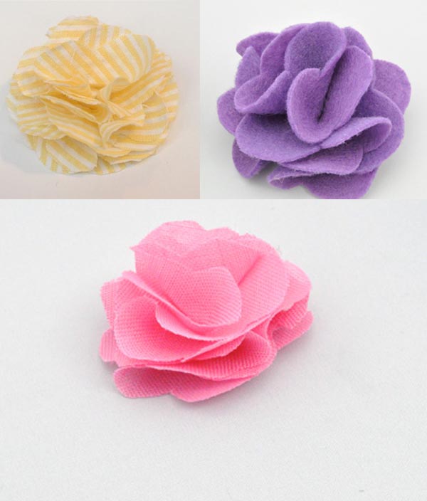  Membuat  kerajinan  bunga dari kain Kepompong Kreatif