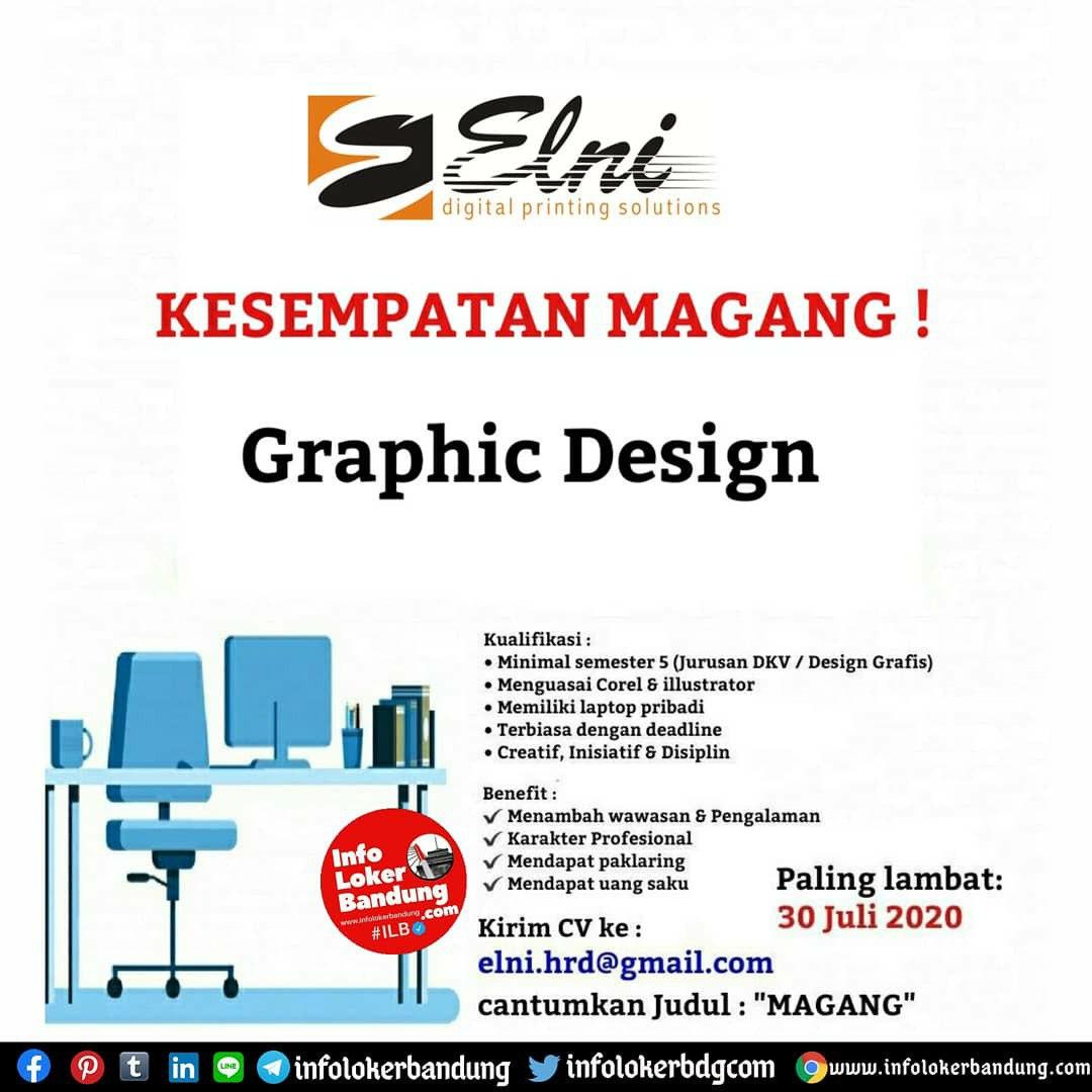 Kesempatan Magang  Desain  Grafis  PT Elni Digital Printing 