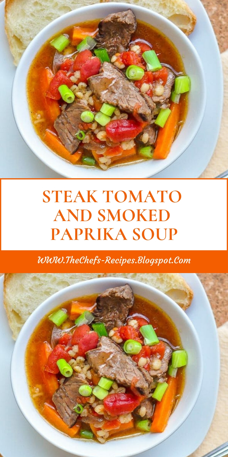 STEAK TOMATO AND SMOKED PAPRIKA SOUP