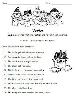 smiling and shining in second grade verbs worksheet using