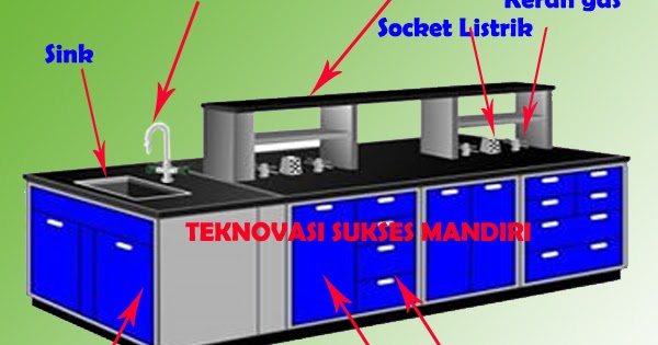 MEJA LABORATORIUM - FURNITURE LABORATORIUM: Meja 