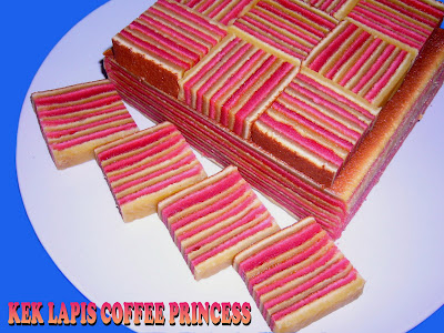 Riezanie's Recipe Collections: KEK LAPIS COFFEE PRINCESS