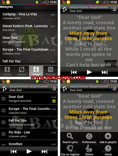 Minilyrics Apk Premium for Android