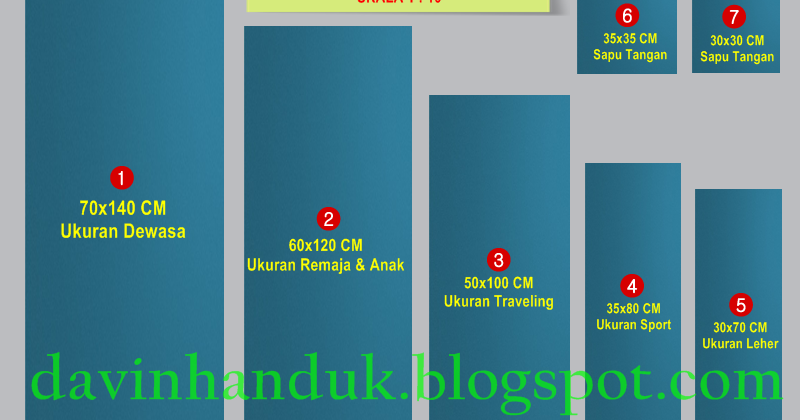 Handuk Harga Pabrik / Davin Handuk / Handuk Chalmer 