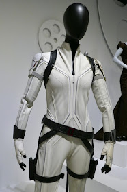 Black Widow white movie costume