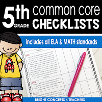 Common Core standards checklist