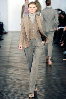 tweed suit by Ralph Lauren