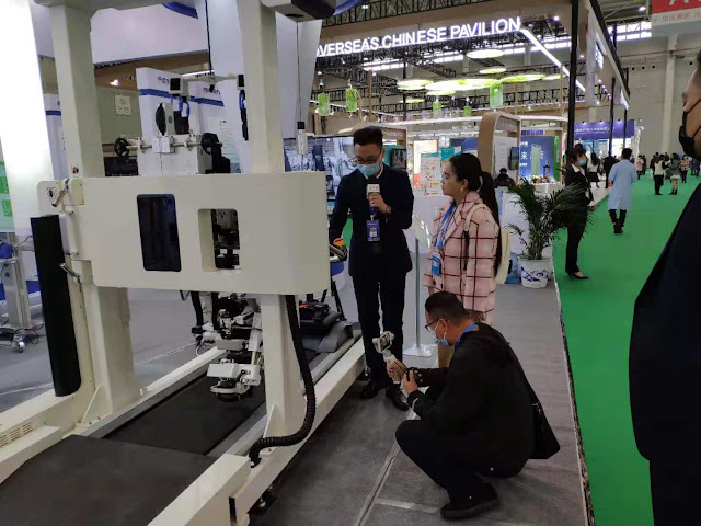 Walkbot Joint venture company is attending the World Health Expo China(3)