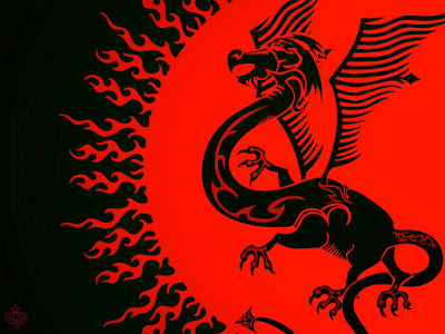 Red Dragon vs Gren Dragon HQ dragons wallpaper. Red Dragon vs Gren Dragon HQ