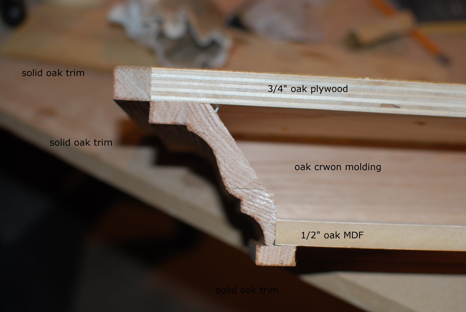 Floating shelf detail and final mount